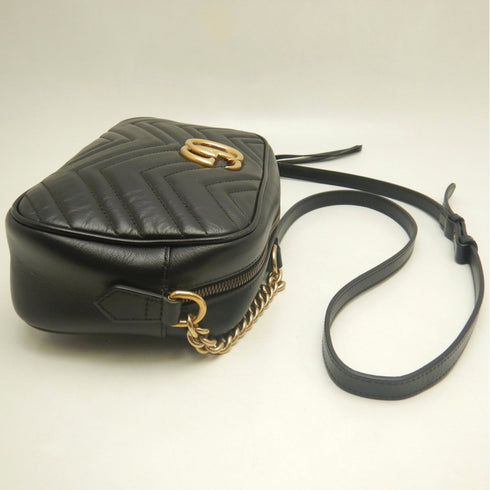 GG Marmont Shoulder Bag Matelasse Leather Small