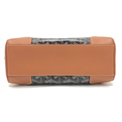 Saigon Top Handle Bag Coated Canvas with Leather Mini