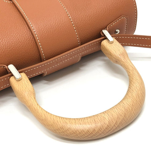Saigon Top Handle Bag Coated Canvas with Leather Mini