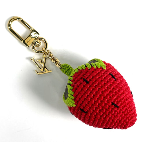 Charm Cotton and Gold and Monogram Handbag Charm