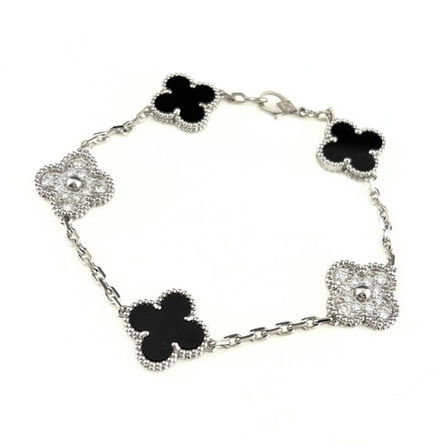 Vintage Alhambra Bracelet and Onyx