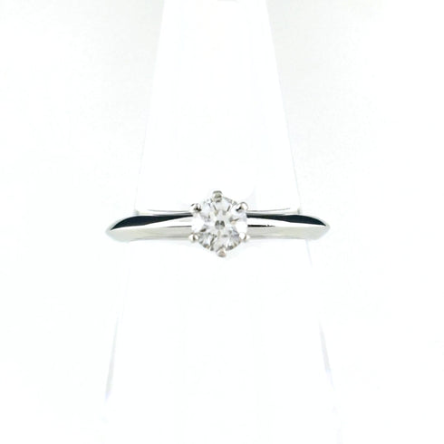 Solitaire Ring Platinum with Diamond