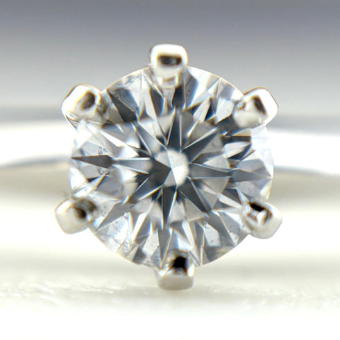 Solitaire Ring Platinum with Diamond