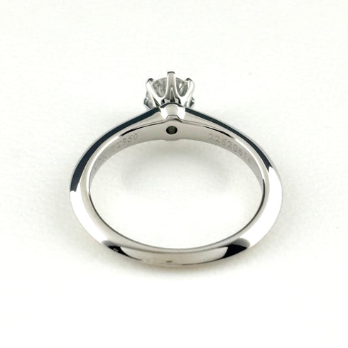 Solitaire Ring Platinum with Diamond