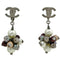 CC Logo Clip-On Earrings Silver-Tone Metal Silver-Tone Metal
