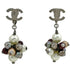 CC Logo Clip-On Earrings Silver-Tone Metal Silver-Tone Metal