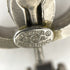 CC Logo Clip-On Earrings Silver-Tone Metal Silver-Tone Metal