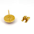 Earrings Gold-Tone Metal