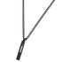 Pendant Necklace Sterling Silver Black