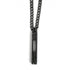 Pendant Necklace Sterling Silver Black