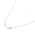 T Smile Mini Pendant Necklace 18K Rose Gold