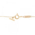 T Smile Mini Pendant Necklace 18K Rose Gold