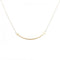T Smile Pendant Necklace 18K Rose Gold
