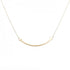T Smile Pendant Necklace 18K Rose Gold
