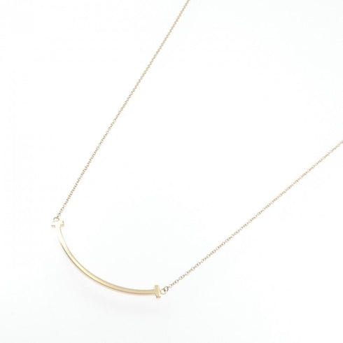 T Smile Pendant Necklace 18K Rose Gold