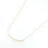 T Smile Pendant Necklace 18K Rose Gold