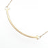 T Smile Pendant Necklace 18K Rose Gold