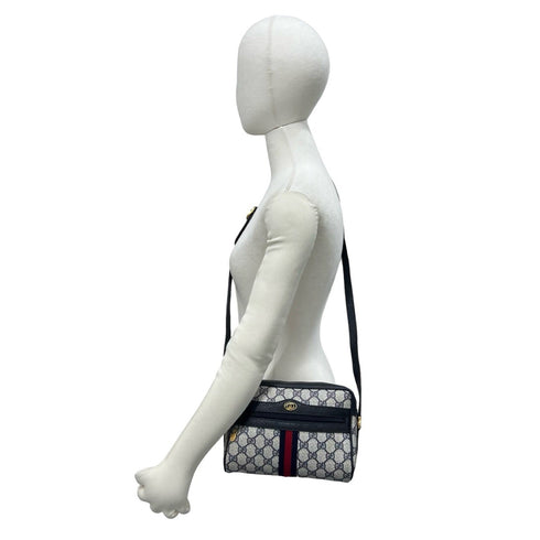 Ophidia Shoulder Bag GG Coated Canvas Small