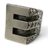 Arabesque Alphabet E Ring Sterling Silver