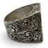 Arabesque Alphabet E Ring Sterling Silver