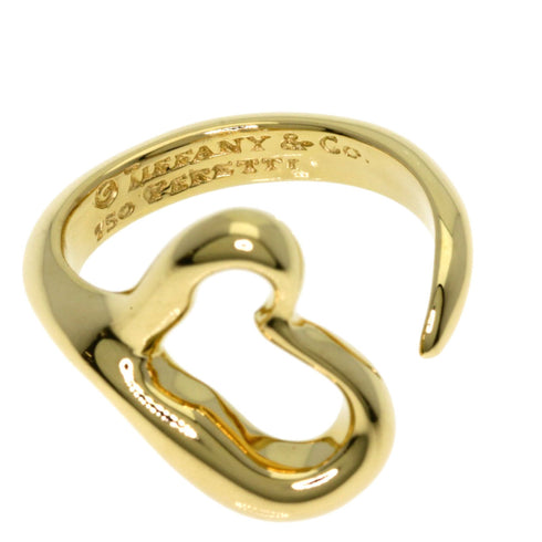Open Heart Ring 18K Yellow Gold
