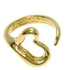 Open Heart Ring 18K Yellow Gold