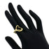 Open Heart Ring 18K Yellow Gold