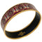 Cloisonné Bracelet Gold Red