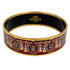 Cloisonné Bracelet Gold Red