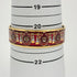 Cloisonné Bracelet Gold Red