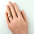 Vendome Louis Cartier Band Ring 18K Tricolor Gold