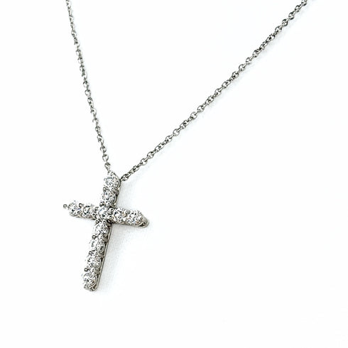 Pendant Necklace Platinum Small with Diamond