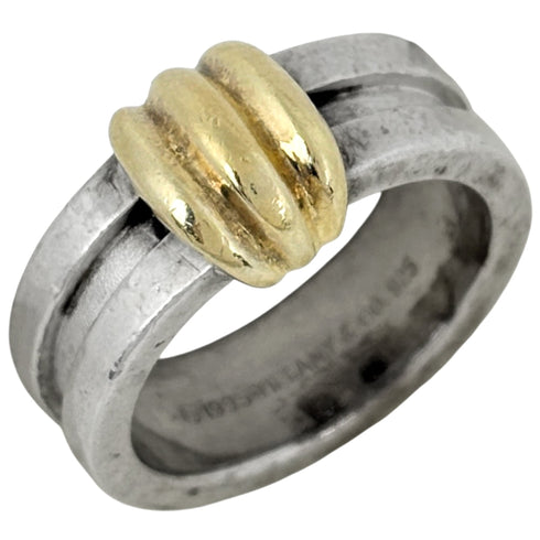 Grooved Ring Sterling Silver