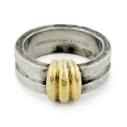 Grooved Ring Sterling Silver