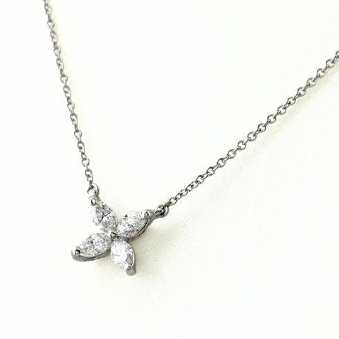 Pendant Necklace Platinum with Diamond
