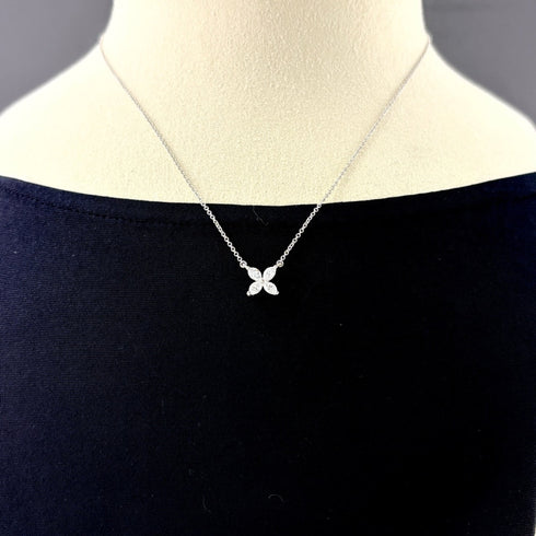 Pendant Necklace Platinum with Diamond