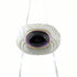 Band Ring Ceramic and 18K Yellow Gold with Amethyst