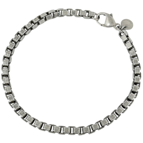 Venetian Charm Bracelet Sterling Silver