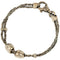 Double Rope Heart Bracelet Sterling Silver