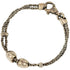 Double Rope Heart Bracelet Sterling Silver