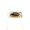 Vendome Louis Cartier Band Ring 18K Tricolor Gold