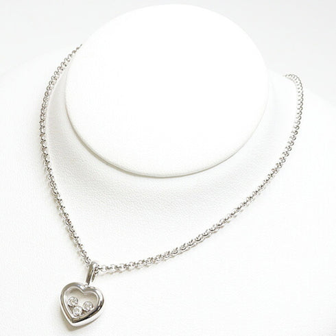 Pendant Necklace 18K White Gold with Diamond