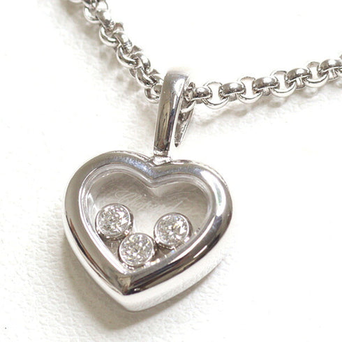 Pendant Necklace 18K White Gold with Diamond