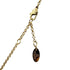 Mini Bas Relief Pendant Necklace Brass