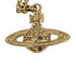 Mini Bas Relief Pendant Necklace Brass