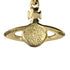 Mini Bas Relief Pendant Necklace Brass