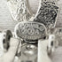 CC Logo Clip-On Earrings Silver-Tone Metal Silver-Tone Metal