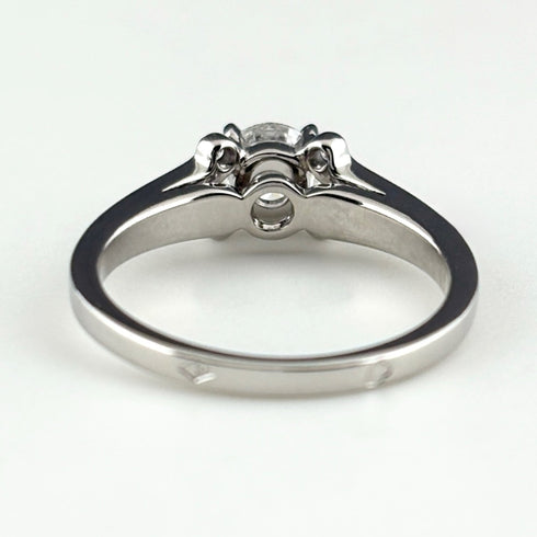 Band Ring Platinum with Diamond