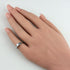 Band Ring Platinum with Diamond