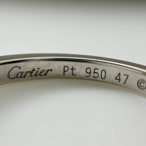 Band Ring Platinum with Diamond